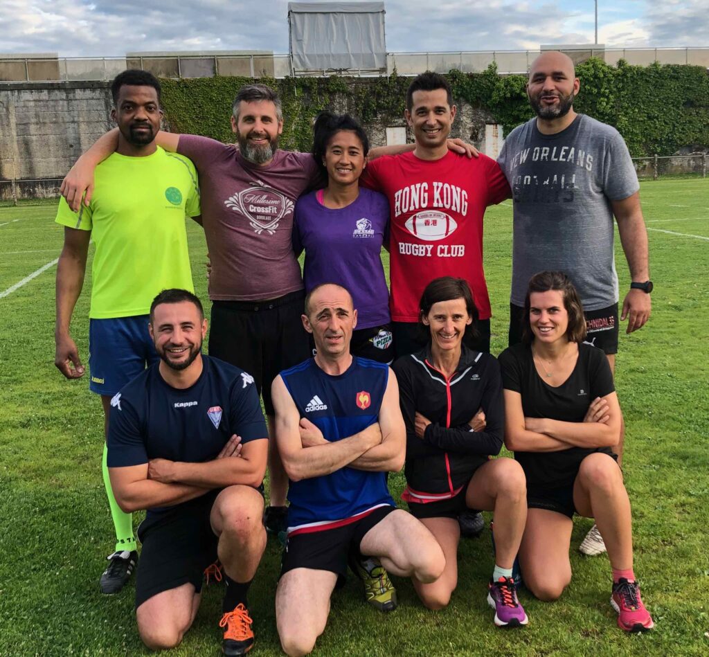 les pionniers du Bergo rugby touch